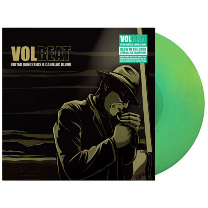 Volbeat Guitar Gangsters Cadillac Blood 180g Glow in The Dark LP(vinyl)