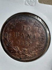 10 bani 1867 foto