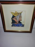 Tablou reproducere Pablo Picasso The Straw Hat Art Print 2006 Palaria de paie