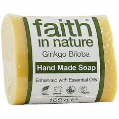 Sapun solid cu ginkgo biloba, Faith in Nature, 100 g foto