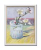 Crenguta de migdal, 45x35cm tablou inramat pictat manual ulei pe panza reproducere Vincent van Gogh