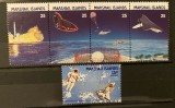 PC434 - Marshall 1988 Spatiu/ Shuttle, serie MNH, 5v, Nestampilat