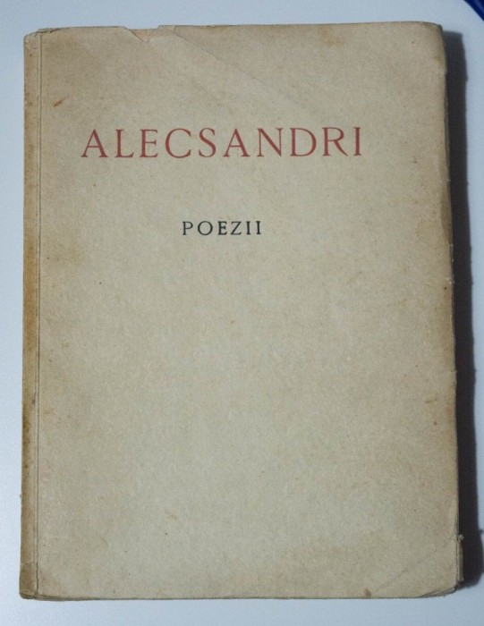 V. Alecsandri - Poezii (ediție omagială; ilustrații de Demian; 1940)