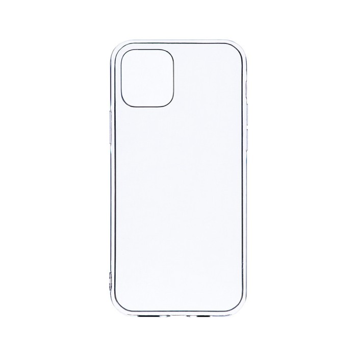 Husa BestCase&reg; Clear Silicon 2MM, Compatibila Cu Apple iPhone 12, Antisoc,