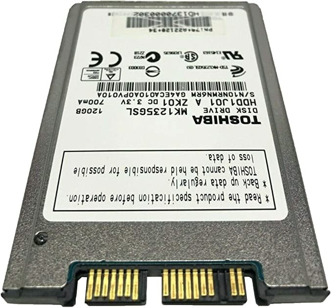 Hdd Toshiba MK1235GSL 120 GB 1.8&Prime;