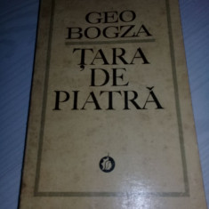 Carte veche 1971,GEO BOGZA TARA DE PIATRA,Confesiune despre vitregia naturii