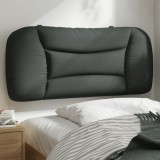 vidaXL Pernă pentru tăblie de pat, gri &icirc;nchis, 80 cm, material textil