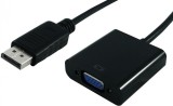 Adaptor Displayport la VGA T-M Negru, S3201, Oem