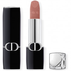 DIOR Rouge Dior ruj cu persistenta indelungata reincarcabil culoare 218 Rose Rose Velvet 3,5 g