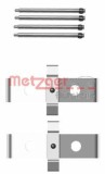 Set accesorii, placute frana PEUGEOT 807 (E) (2002 - 2016) METZGER 109-1674