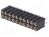 Conector 20 pini, seria {{Serie conector}}, pas pini 2.54mm, CONNFLY - DS1002-03-2*10131