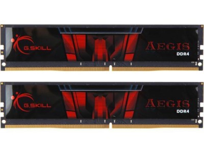 Memorie DDR G.Skill - gaming &amp;quot;Aegis&amp;quot; DDR4 32GB frecventa 2666 MHz, 16GB x 2 module, radiator, latenta CL19, &amp;quot;F4-2666C19D-32GIS&amp;quot; foto
