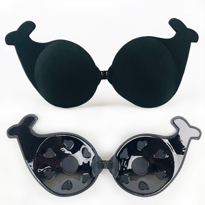 BRA308-1 Sutien invizibil cu silicon-gel si efect de push-up foto
