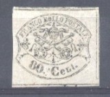 Italy Papal State 1867 Coat of arms 80C Mi.18 MLH AM.334