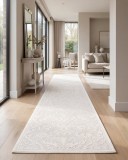 Cumpara ieftin Traversa ITEA 42001-101, Inaltime Fir 10 mm, Latime 0.58m, Marime 58 x 200 cm, Ivory, Alb, Festonata Surfilata Tivita, Antialergica, Polipropilena, Li
