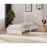 Cumpara ieftin Cadru de pat, alb, 90x200 cm, lemn masiv