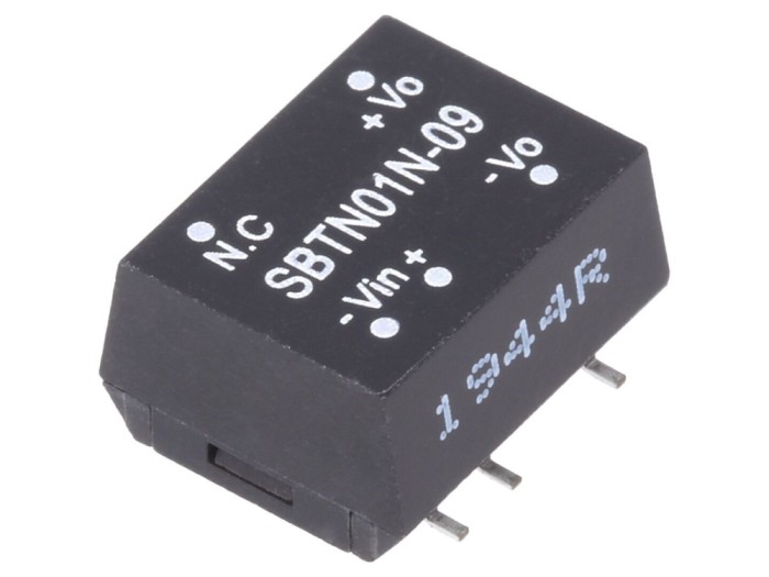 Convertor DC/DC 1W, 9V, 100kHz
