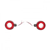 Lampa gabarit LED 12/24V pentru oglinda camion rosu/galben FR0330RY Breckner Germany