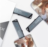 MEMORIE USB Type-C 3.2 ADATA 128 GB, retractabila, carcasa aluminiu, argintiu &quot;AELI-UE800-128G-CSG&quot; (timbru verde 0.03 lei)