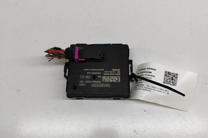 Unitate de control Gateway VW CADDY V SBB, SBJ 2022 OEM: 5WA907530P,5WA907530F,A2C78373001 | 30303286