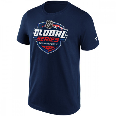 Echipa națională de hochei tricou de bărbați Global Series 2022 Challenge Czech Republic Primary Logo Graphic - 3XL foto