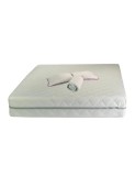 Set Saltea ortopedica, Terra Standard Spring Comfort 180x200x26cm, cu plasa de arcuri Bonell, husa detasabila tricot, hipoalergenica, fermitate mediu