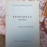 Riccardo Battocchio Teologia. Introducere