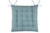 Pernă De Scaun Duo 38X38X3.5 Cm, Culoare Bleu, 100% Bumbac