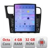 Navigatie VW Golf 7 H-491 ecran tip TESLA 9.7&quot; cu Android Radio Bluetooth Internet GPS WIFI 4+32GB DSP 4G Octa Core CarStore Technology