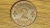 Islanda - moneda de colectie rara - 2 aurar 1942 - fara semnatura si mintmark !!, Europa
