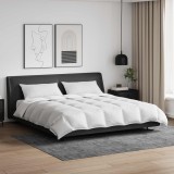 vidaXL Set de Pături cu pernă 3 pcs Alb Pene de rață 3376954