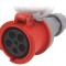 Conector Alimentare AC Trifazat Mufă Mamă 63A 400VAC IP67