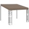 vidaXL Pavilion montat pe perete, gri taupe, 3x3x2,5 m 312265