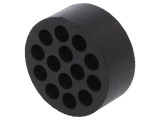 Insert presetupă 7mm M50 IP54 cauciuc NBR 14 orificii