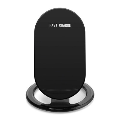 Incarcator wireless QI Edman N90, 2 Bobine cu Incarcare rapida, Universal, negru foto