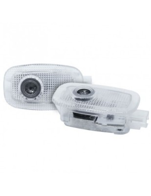 Proiector led cu logo Mercedes S Class W221 foto