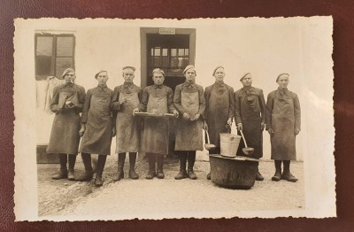 Fotografie veche,bucatari militari. foto