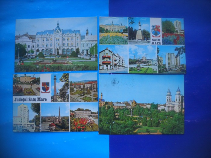 HOPCT LOT 2540 SATU MARE -4 CARTI POSTALE-CIRCULATE