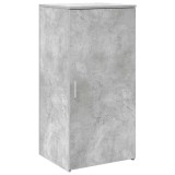 Dulap de depozitare, gri beton, 50x45x103,5 cm, lemn prelucrat