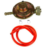 Cumpara ieftin Kit Regulator Gaz cu Furtun 1m si Coliere Fixare Incluse