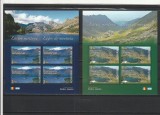 ROMANIA 2010 LP 1876 a LACURI MONTANE EM. COM. ROMANIA-ARGENTINA SET BLOCURI MNH, Nestampilat