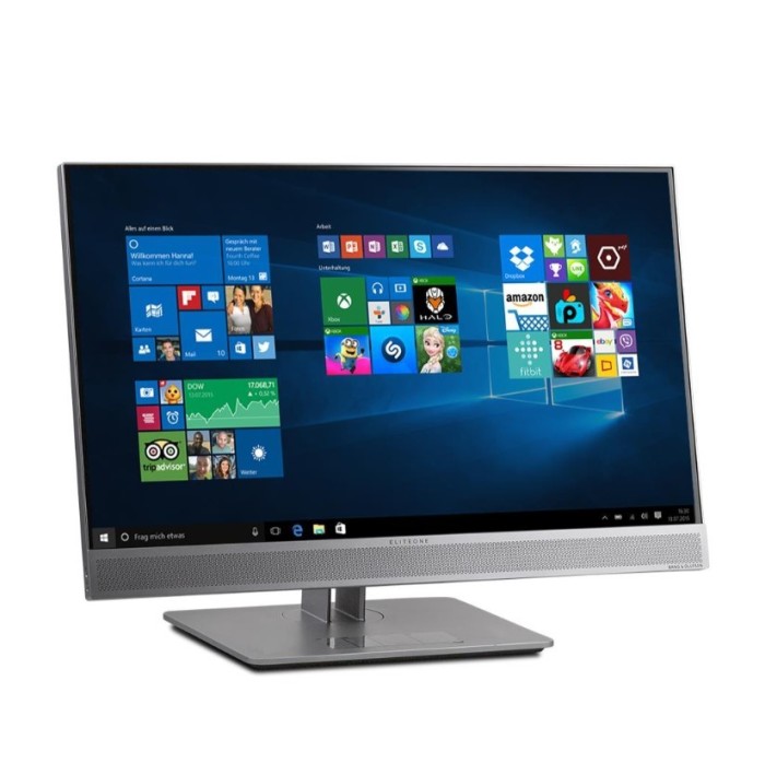 ALL IN ONE Refurbished, HP ELITEONE 800 G6, Procesor I7 10700, Memorie RAM 16 GB, SSD 512 GB NVME, Windows 11 Pro, Webcam, Ecran 23,8 inch