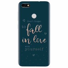 Husa silicon pentru Huawei Y6 Pro 2017, Fall In Love foto
