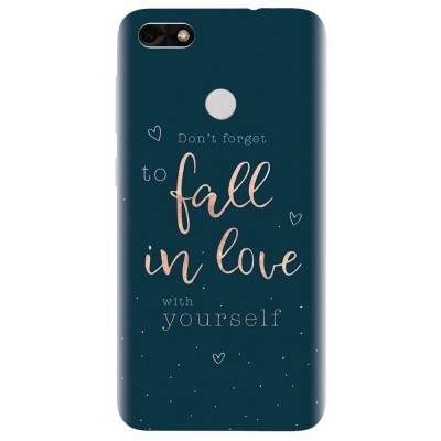Husa silicon pentru Huawei Y6 Pro 2017, Fall In Love foto