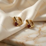 Cercei Rubinul Distins , Cercei placati 14K