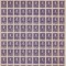 ROMANIA 1943/45 LP 154 REGELE MIHAI I UZUALE FILIGRAN MM VALOAREA 6,50 LEI LILA COALA 100 TIMBRE STARE CONFORM FOTO TIMBRUL DIN COLT STANGA JOS DEFECT