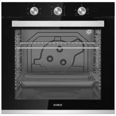 Cuptor Incorporabil Samus SC840GT, 87 L, 4 Functii, 2400 W, Grill, Timer, Clasa energetica A, Negru/Inox