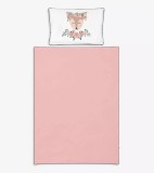 Lenjerie pat 2 Piese KLUPS Nature&amp;Love Rose N001-C4
