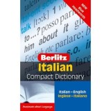 Berlitz Italian Dictionary Paperback Vinyl Format 45000 Intrari Portabil