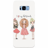 Husa silicon pentru Samsung S8 Plus, I Love My Best Friends